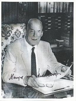 Manfred von Ardenne † 1997  Physiker  Erfinder  Autogramm Foto original signiert 