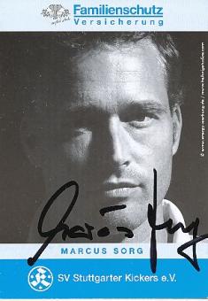 Marcus Sorg  Stuttgarter Kickers  Fußball  Autogrammkarte original signiert 