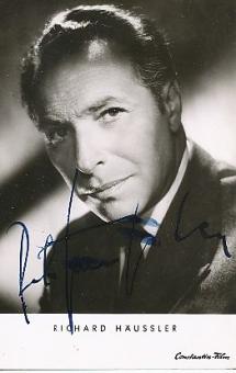 Richard Häussler † 1964  Regisseur   Film  &  TV  Autogrammkarte original signiert 