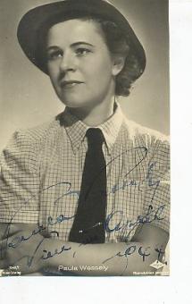 Paula Wessely † 2000  Film &  TV  Autogrammkarte original signiert 