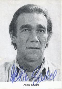 Hans-Joachim Grubel † 2004  Film &  TV  Autogrammkarte original signiert 