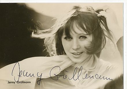 Jenny Gröllmann † 2006  DDR  Film &  TV  Autogrammkarte original signiert 