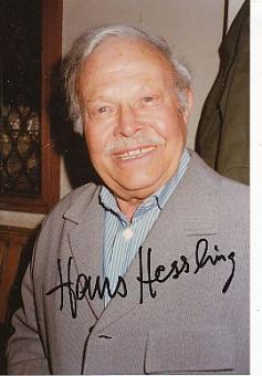 Hans Hessling † 1995  Film &  TV  Autogramm Foto  original signiert 