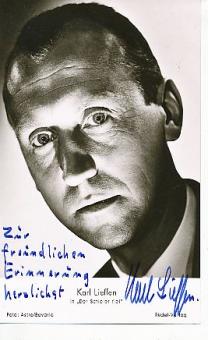Karl Lieffen † 1999  Film &  TV  Autogrammkarte original signiert 