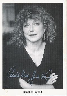 Christine Harbort † 2003  Film &  TV   Autogrammkarte original signiert 