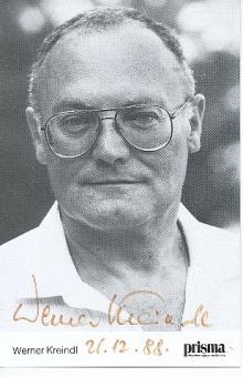 Werner Kreindl † 1992  Film &  TV   Autogrammkarte original signiert 