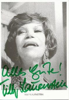 Tilly Lauenstein † 2002  Film &  TV   Autogrammkarte original signiert 