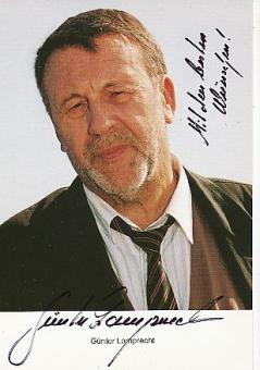Günter Lamprecht † 2022  Film &  TV   Autogrammkarte original signiert 