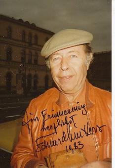 Eduard Linkers † 2004   Film &  TV  Autogramm Foto  original signiert 