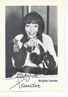 Brigitte Xander † 2008  Österreich Moderatorin  TV   Autogrammkarte original signiert 