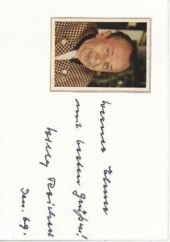 Willy Reichert † 1973  Komiker  Film &  TV Autogramm Karte original signiert 