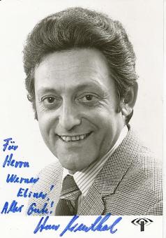 Hans Rosenthal † 1987   Dalli Dalli  Moderator  TV   Autogrammkarte original signiert 