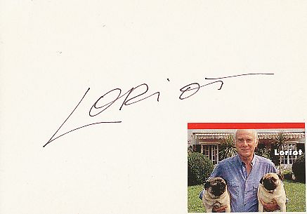 Loriot † 2011 Vicco von Bülow  Film &  TV Autogramm Karte original signiert 