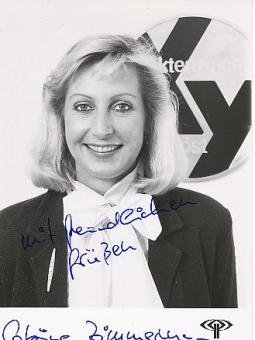Sabine Zimmermann † 2020  Aktenzeichen XY ungelöst  ZDF  TV  Autogramm Foto  original signiert 