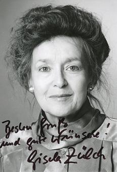 Gisela Zülch † 2003   Film &  TV  Autogramm Foto  original signiert 