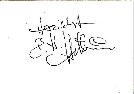 Ernst Hilbich  Film &  TV Autogramm Karte original signiert 
