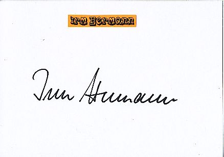 Irm Hermann  Film &  TV Autogramm Karte original signiert 