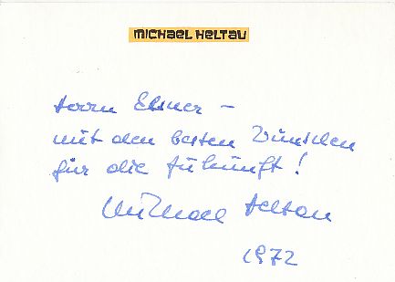 Michael Heltau  Film &  TV Autogramm Karte original signiert 