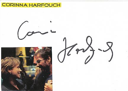 Corinna Harfouch  Film &  TV Autogramm Karte original signiert 