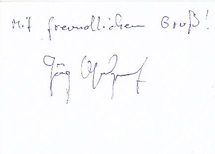 Jörg Gudzuhn  Film &  TV Autogramm Karte original signiert 