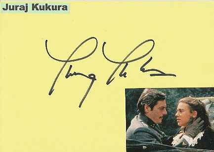 Juraj Kukura  Film &  TV Autogramm Karte original signiert 