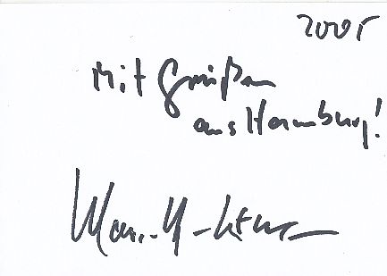 Klaus Hagen Latwesen  Film &  TV Autogramm Karte original signiert 