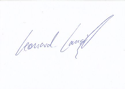 Leonard Lansink  Film &  TV Autogramm Karte original signiert 