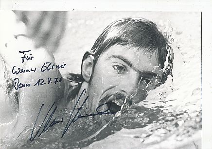 Klaus Steinbach  Schwimmen  Autogrammkarte original signiert 