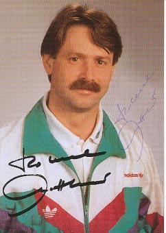 Roland Matthes † 2019  DDR Olympiasieger  Schwimmen  Autogrammkarte original signiert 