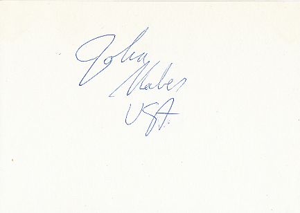 John Naber  USA  1.OS  1976  Schwimmen  Autogramm Karte original signiert 