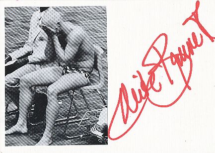 Michael Bruner  USA  1.OS  1976  Schwimmen  Autogramm Karte original signiert 