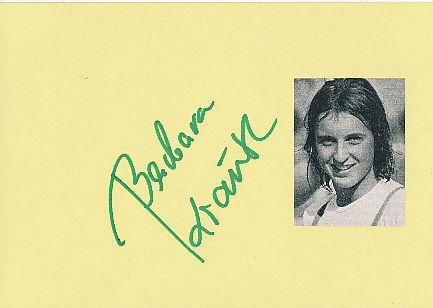 Barbara Krause  DDR  1.OS 1980   Schwimmen  Autogramm Karte original signiert 