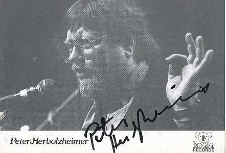 Peter Herbolzheimer † 2010  Jazz  Musik  Autogrammkarte original signiert 