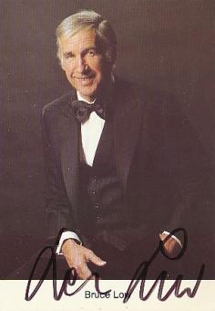 Bruce Low † 1990   Musik  Autogrammkarte original signiert 
