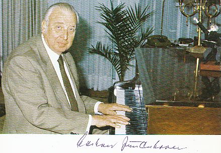 Gerhard Jussenhoven † 2006  Komponist  Musik  Autogrammkarte original signiert 