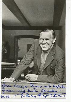 Franz Grothe † 1982  Komponist  Musik  Autogrammkarte original signiert 