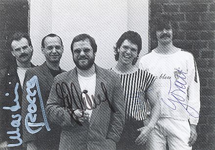 Klaus Lage Band   Musik  Autogrammkarte original signiert 