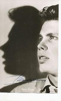 Peter Kraus   Musik  Autogrammkarte original signiert 