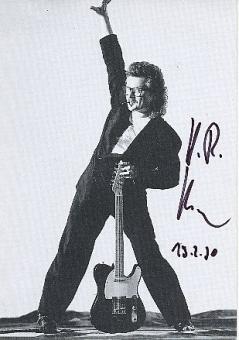 Heinz Rudolf Kunze  Musik  Autogrammkarte original signiert 