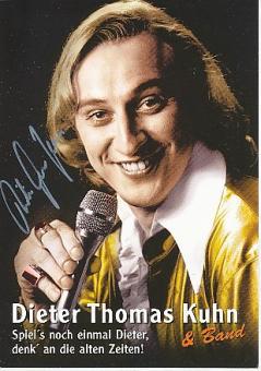 Dieter Thomas Kuhn  Musik  Autogrammkarte original signiert 
