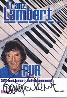 Franz Lambert  Musik  Autogrammkarte original signiert 