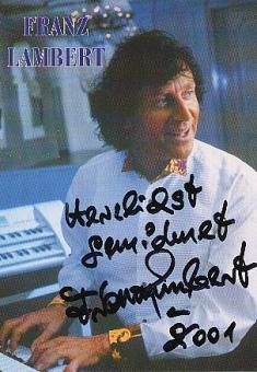 Franz Lambert  Musik  Autogrammkarte original signiert 