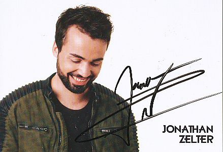 Jonathan Zelter  Musik  Autogrammkarte original signiert 