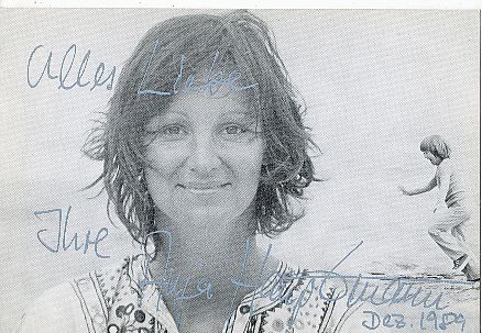 Anja Hauptmann  Musik  Autogrammkarte original signiert 