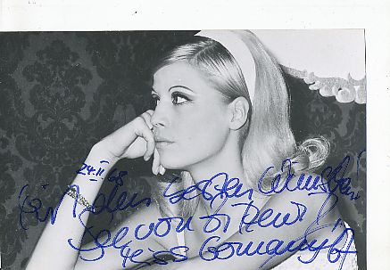 Fee von Zitzewitz † 2006  Miss  Germany 1967  Foto Model  Autogrammkarte original signiert 
