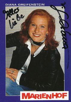Diana Greifenstein  Marienhof  ARD  Serien   Film &  TV  Autogrammkarte original signiert 