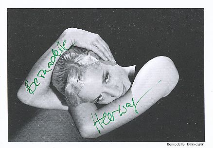 Bernadette Heerwagen   Film &  TV  Autogrammkarte original signiert 
