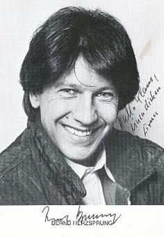 Bernd Herzsprung   Film &  TV  Autogrammkarte original signiert 