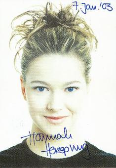 Hannah Herzsprung  Film &  TV  Autogrammkarte original signiert 