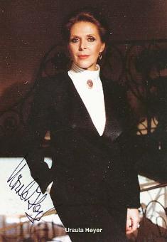 Ursula Heyer  Film &  TV  Autogrammkarte original signiert 